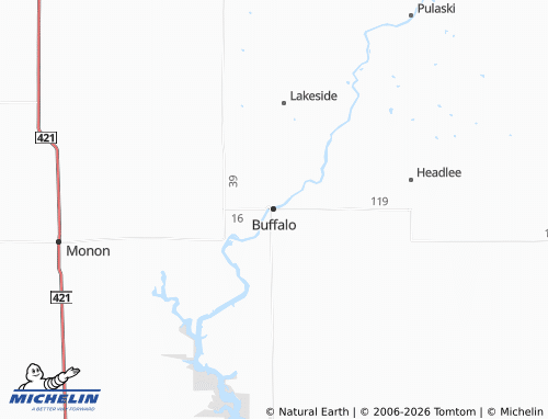 Mappa MICHELIN Buffalo - ViaMichelin
