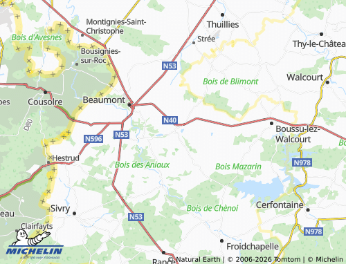 Mapa MICHELIN Barbençon - ViaMichelin