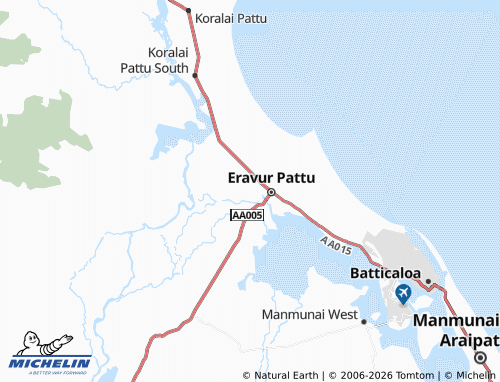 Kaart MICHELIN Kommathurai West - ViaMichelin
