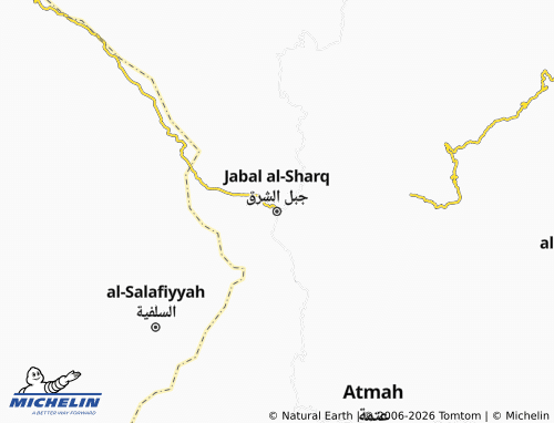 Mappa MICHELIN Jabal al-Sharq - ViaMichelin