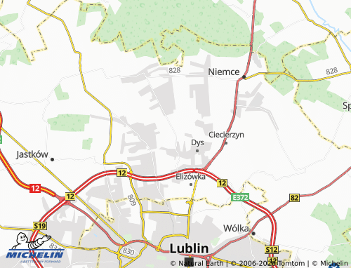 MICHELIN Pólko map - ViaMichelin