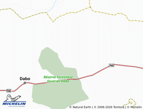 MICHELIN Saré Paté Bouya map - ViaMichelin