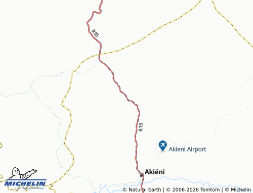 MICHELIN Ongia map - ViaMichelin