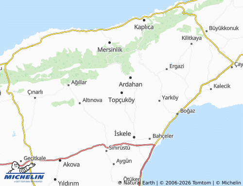 Mapa MICHELIN Topçuköy - ViaMichelin
