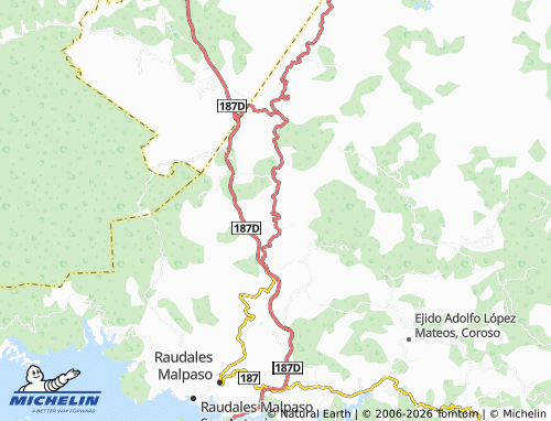 Mappa MICHELIN Campamento General Emiliano Zapata - ViaMichelin