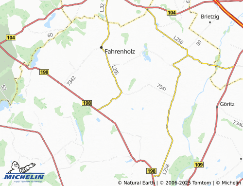 MICHELIN Taschenberg map - ViaMichelin