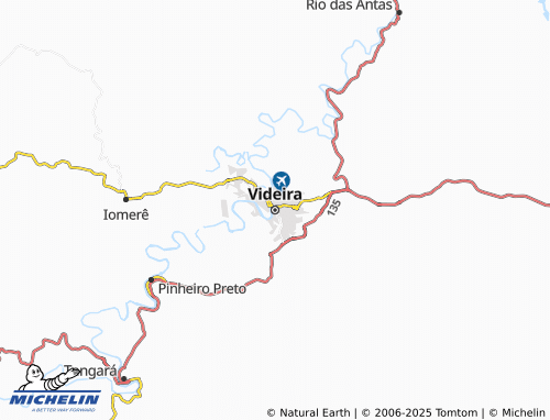 MICHELIN Videira map - ViaMichelin