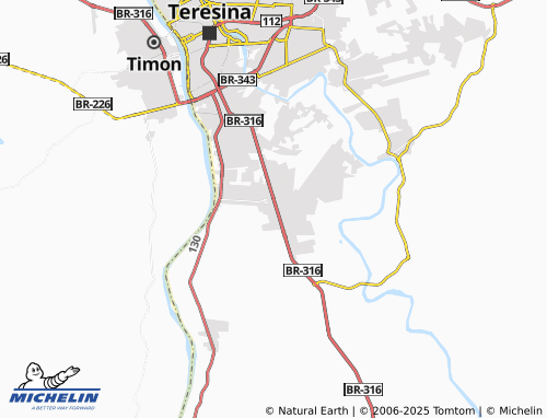 MICHELIN Vila Palitolândia map - ViaMichelin