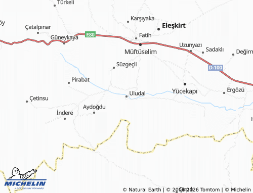 MICHELIN Uludal map - ViaMichelin
