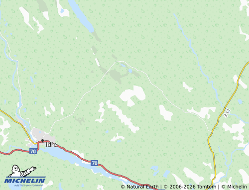 MICHELIN Idrefjäll map - ViaMichelin