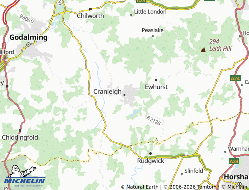Mappa MICHELIN Cranleigh - ViaMichelin