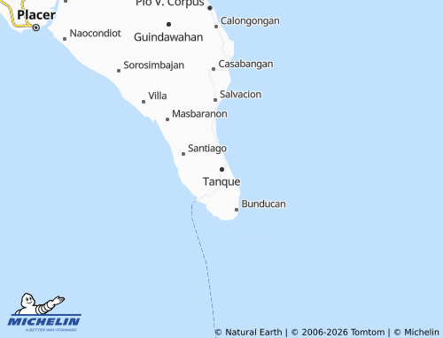MICHELIN Tanque map - ViaMichelin