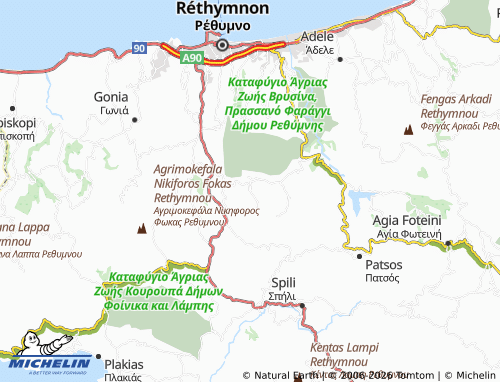 Mappa MICHELIN Goulediana - ViaMichelin