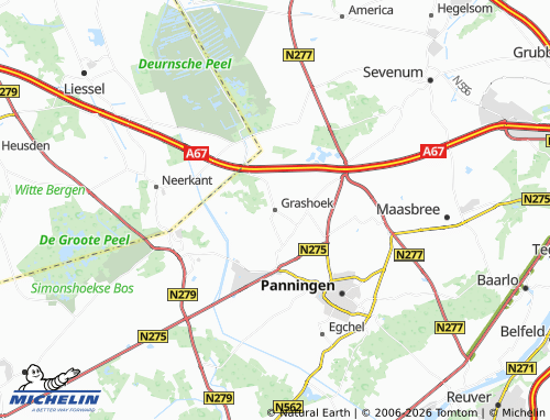 Mapa MICHELIN Grashoek - ViaMichelin