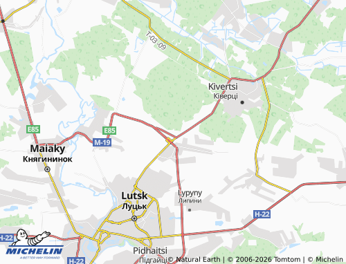 Mappa MICHELIN Dachne - ViaMichelin