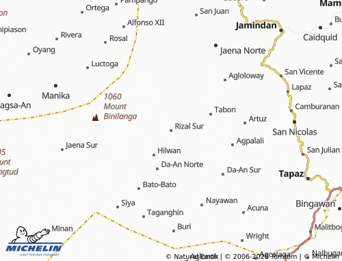 MICHELIN Rizal Sur map - ViaMichelin