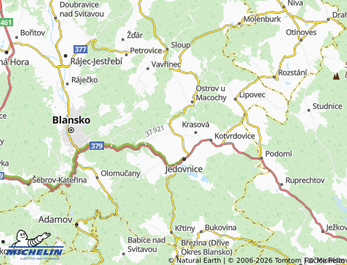 Mappa MICHELIN Vilémovice - ViaMichelin