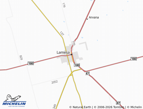 Mapa MICHELIN Lamesa - ViaMichelin