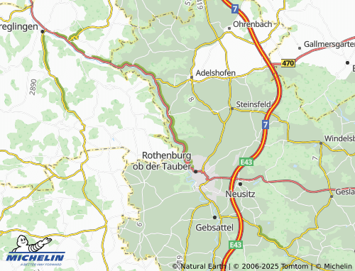 Mapa MICHELIN Steinbach - ViaMichelin