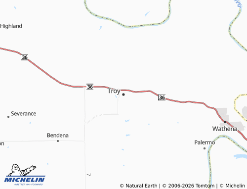 Mappa MICHELIN Troy - ViaMichelin