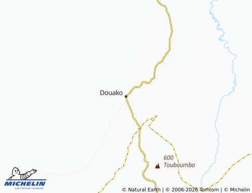 MICHELIN Douako map - ViaMichelin