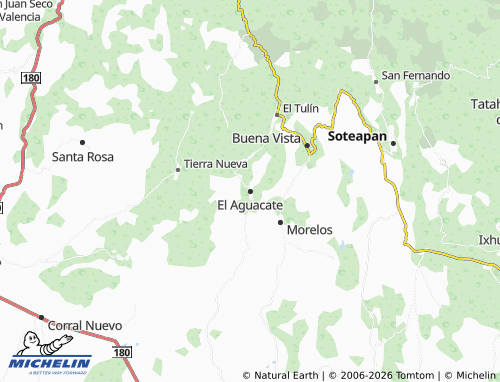 Mapa MICHELIN El Aguacate - ViaMichelin