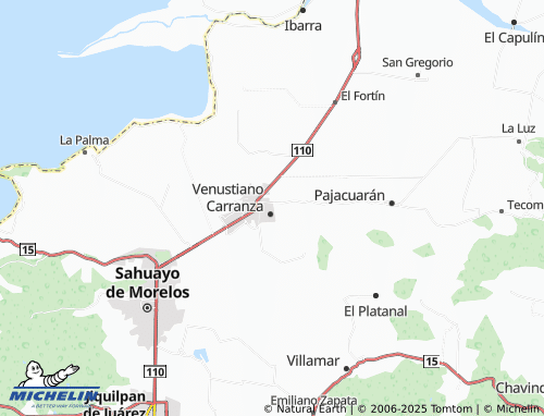 MICHELIN Chiches Bravas map - ViaMichelin
