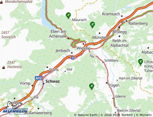 Mappa MICHELIN Maurach - ViaMichelin