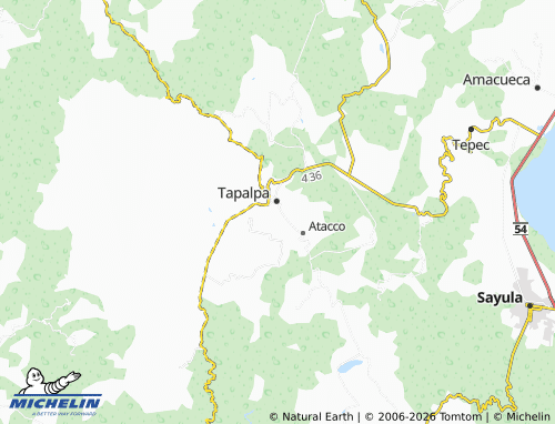 Mapa MICHELIN Rincón de Tapalpa - ViaMichelin