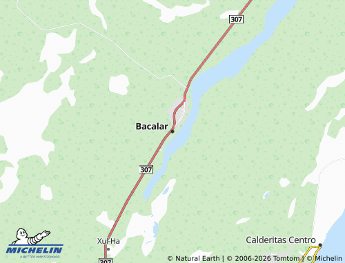 Mapa MICHELIN Bacalar - ViaMichelin