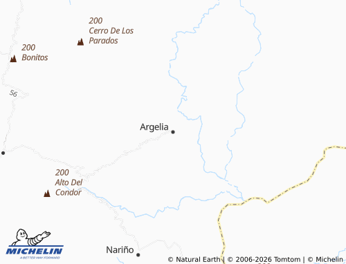 Kaart MICHELIN Argelia - ViaMichelin