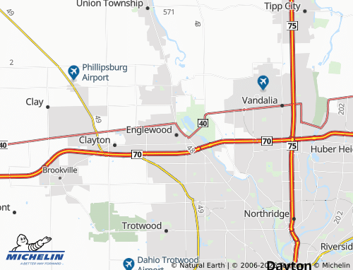 Mappa MICHELIN Englewood - ViaMichelin