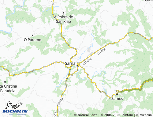 MICHELIN Treilán map - ViaMichelin