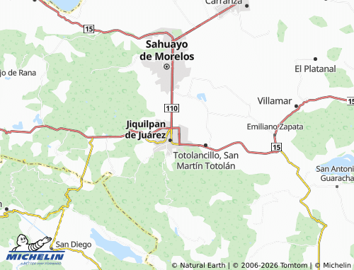 Mapa MICHELIN La Cortina - ViaMichelin