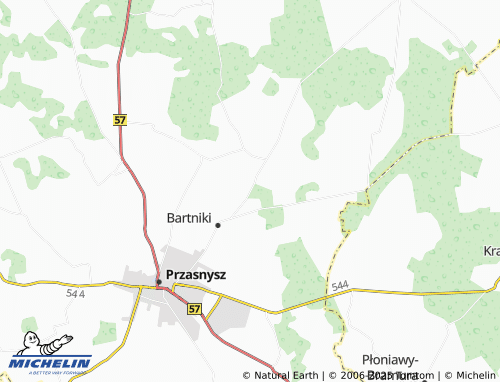 Mapa MICHELIN Kuskowo - ViaMichelin