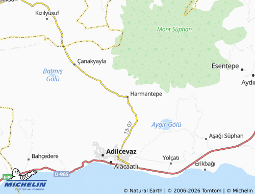 Mappa MICHELIN Harmantepe - ViaMichelin