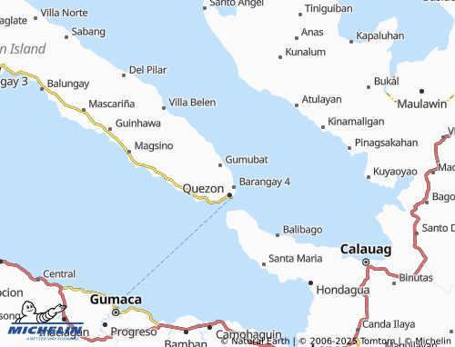 MICHELIN Silangan map - ViaMichelin