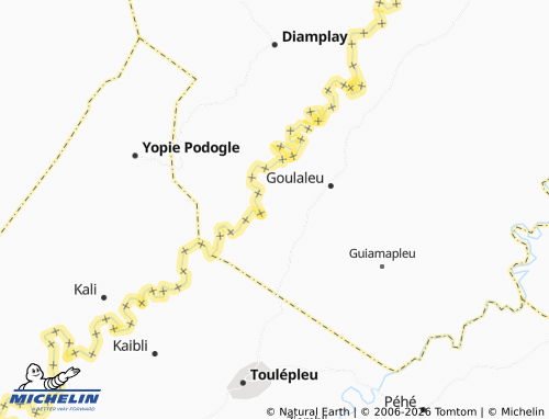 MICHELIN-Landkarte Doueleu - ViaMichelin