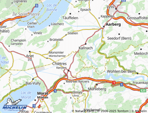 Mapa MICHELIN Fräschels - ViaMichelin