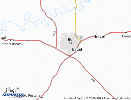 MICHELIN Distrito Industrial map - ViaMichelin
