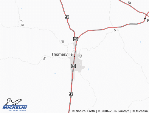 Carte MICHELIN Thomasville - ViaMichelin