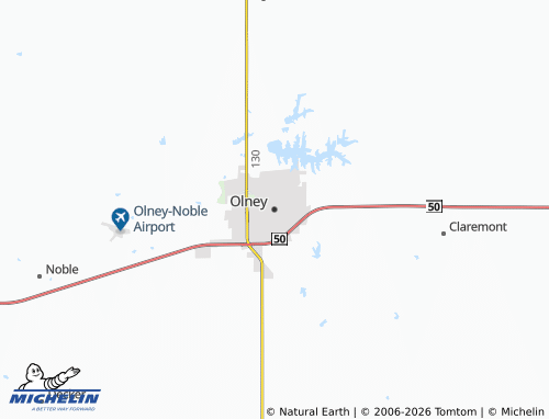 Mappa MICHELIN Olney - ViaMichelin