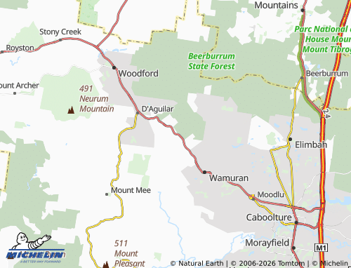 MICHELIN Bracalba map - ViaMichelin