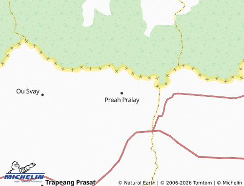 Mapa MICHELIN Preah Pralay - ViaMichelin