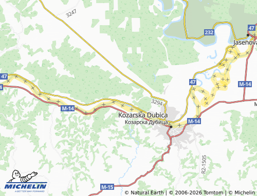 Mapa MICHELIN Baćin - ViaMichelin