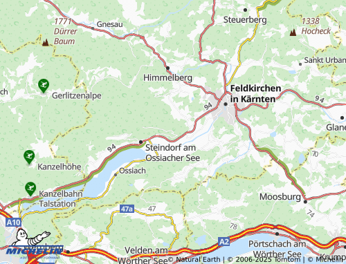 MICHELIN-Landkarte Sallach - ViaMichelin