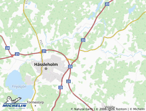 MICHELIN Stoby map - ViaMichelin
