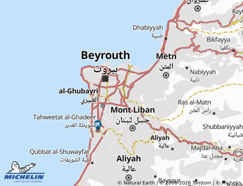 Mappa MICHELIN Furn al-Shibbak - ViaMichelin