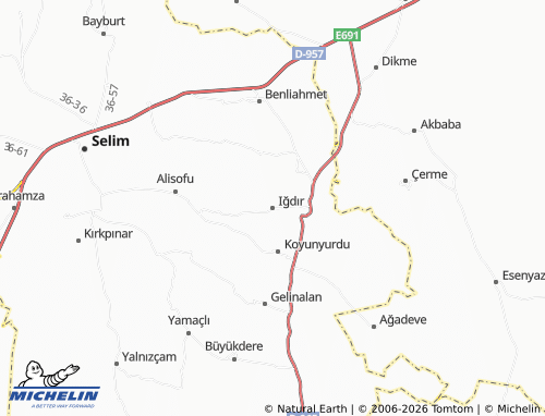 MICHELIN Iğdır map - ViaMichelin