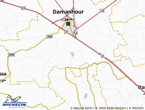 Mapa MICHELIN Santees - ViaMichelin
